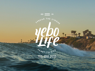 Yebo Life africa badge brand lettering logo rebrand