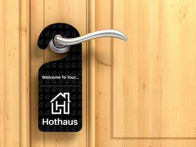 Hothaus Property Ltd | Door Hanger brand branding design designer graphic hand lettering icon iconography identity illustration logotype logotypes monogram sketching typography vector wordmark