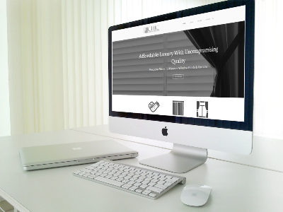 CHIC Blinds Curtains | Web Design brand branding design designer logo web website