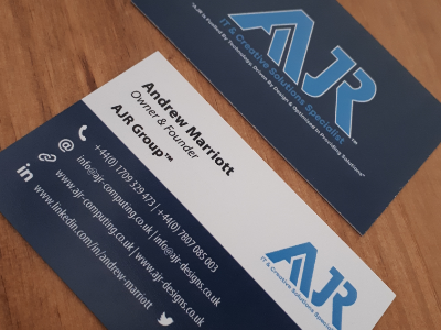 AJR Group™ | Business Card Design business card design graphic logo stationary