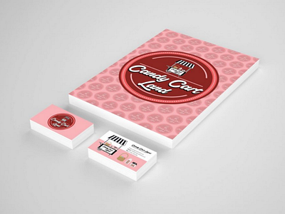 Candy Cart Land | Print Design design graphic iconography identity illustration logo print typography