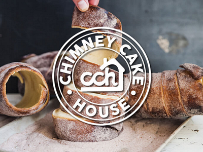 Chimney Cake House| Logo Design design graphic icon iconography identity logo monogram typography