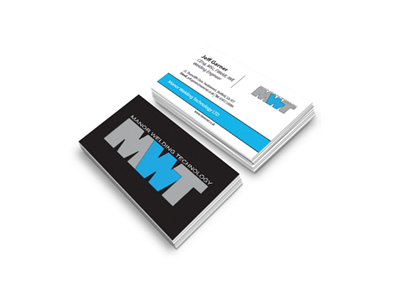 Manor Welding Technology Ltd | Business Card Design branding business card designer graphic design identity logo