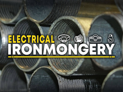 Electrical Ironmongery | Logo Design design graphic iconography identity logo monogram typography
