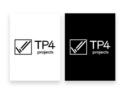 TP4 Projects Ltd | Logo Design branding design graphic handlettering icon iconography identity logo monochrome monogram typography