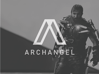 ARCHANGEL Logo angel archangel black and white geometry military psd shapes symmetrical tactical