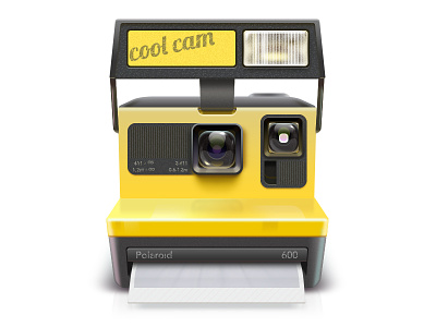 Polaroid PSD camera china design icon photoshop psd ui