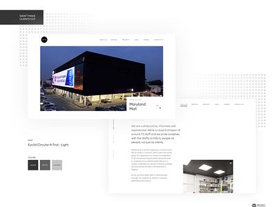 Client Website architechture design designer responsive typography ui ux web website
