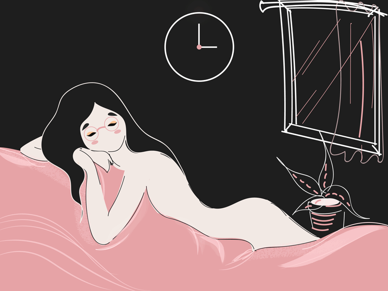 Catching some Zzzz gif illustration philippines pink