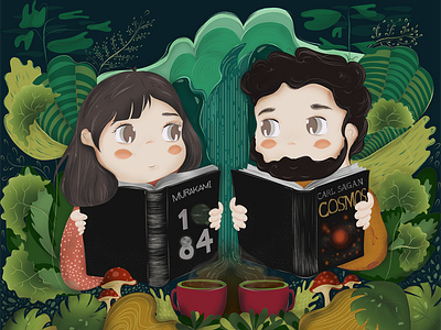 Book Lovers books illustration manila nature philippines