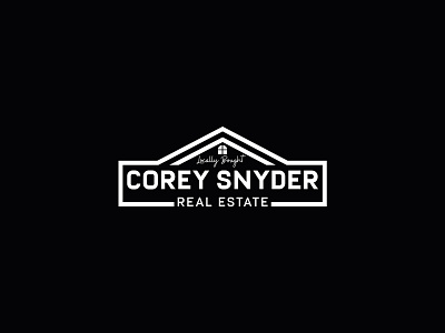 Modern Logo for Corey Snyder Real Estate minimalist logo