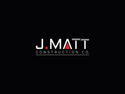 J.Matt Construction Co. - Logo for large General Contractor minimalist logo design