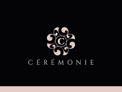 Cérémonie - Logo design for a beauty brand branding branding design graphic design logo logo design minimalist logo minimalist logo design timeless logo design