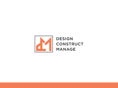 Design Construct Manage logo for a construction company branding branding design design graphic design illustration logo logo design luxury logo design minimalist logo minimalist logo design ui