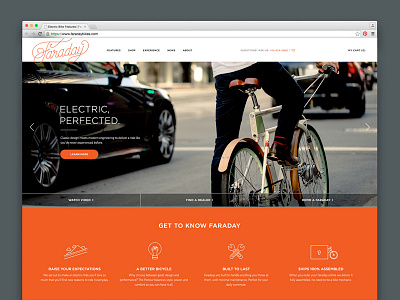 Faraday: Website branding case study ui ux web web design website