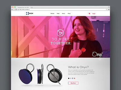 Orion: Onyx Website branding case study ui ux web web design website