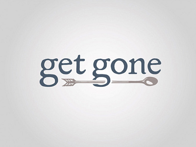 Get Gone: Logo branding food graphic design identity logo logo design travel