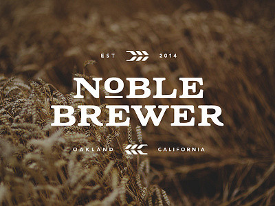 Noble Brewer: Logo branding graphic design identity logo case study beer logo design