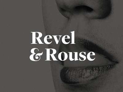 Revel and Rouse: Logo ampersand branding cannabis graphic design identity logo