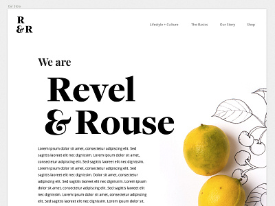 Revel and Rouse: Website branding cannabis lemons ui ux web web design website
