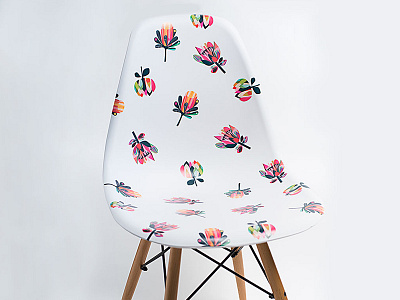 In/Visible Talks: Chairs branding case study chairs tattly flowers graphic design identity