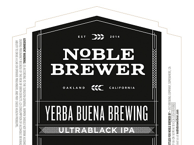 Noble Brewer: Label