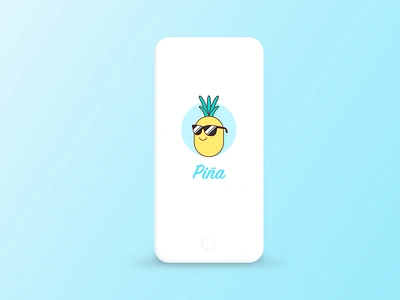 Piña Mobile App android android app cocktails design figma fruit fruits ios ios app mobile mobile app mobile app design mobile design mobile ui pineapple product design splash screen ui ux ux design