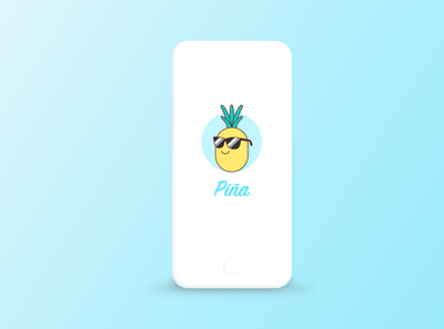 Piña Mobile App android android app cocktails design figma fruit fruits ios ios app mobile mobile app mobile app design mobile design mobile ui pineapple product design splash screen ui ux ux design