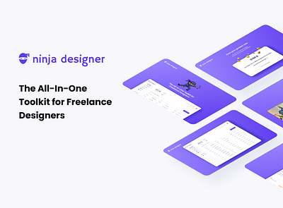 Ninja Designer Beta dashboard design freelance freelancer invoicing product design productivity project manager saas to do tool toolkit ui ux ux design web design