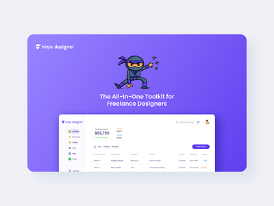 Ninja Designer ⎮ All-In-Toolkit for Freelance Designers