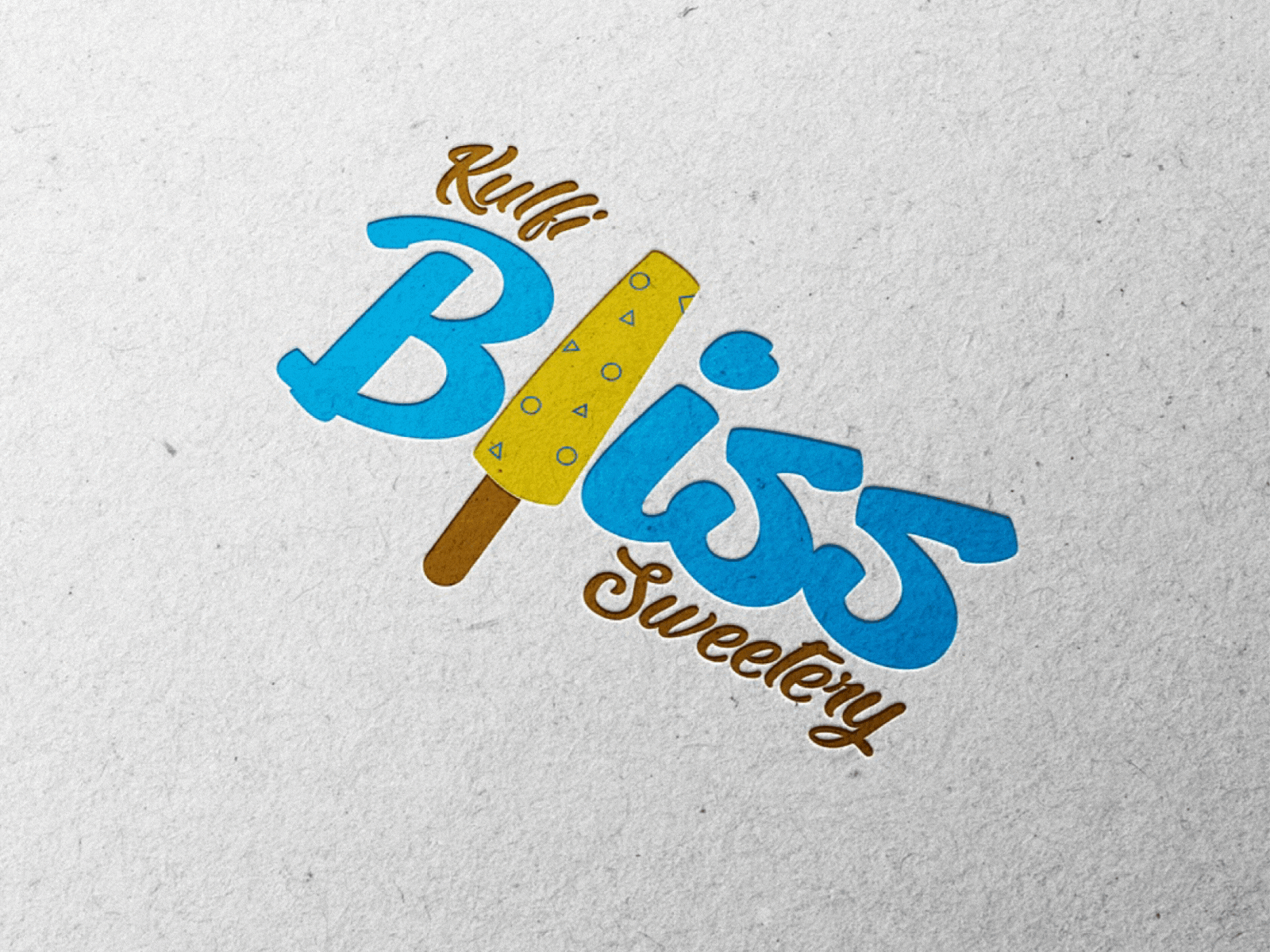 Kulfi Bliss Sweeter Logo & Brand Design abhijka.com art direction bangalore brand design branding design graphic design illustration india karnataka logo logodesigner