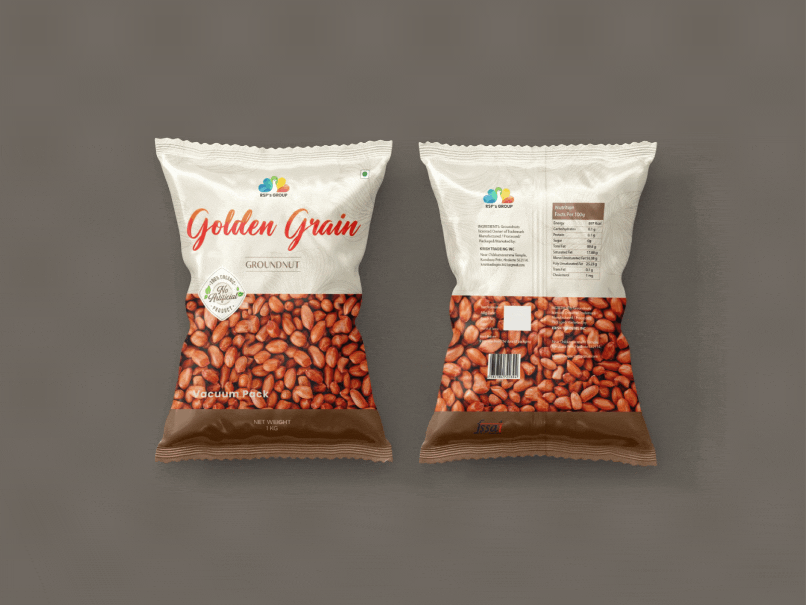 Golden Grain Package Design By Abhijit J K On Dribbble