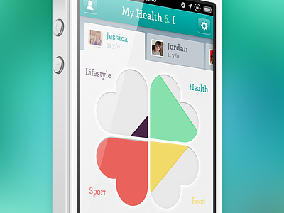 My Health iPhone app app family health heart iphone