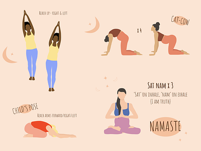 Pregnant yoga 2 illustration illustrator pregnant vector yoga