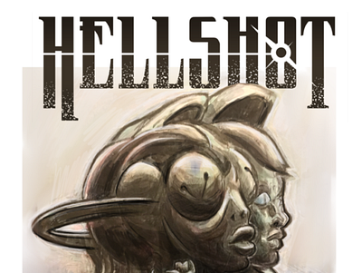 Hellshot Logo comic book comic book cover comics logo