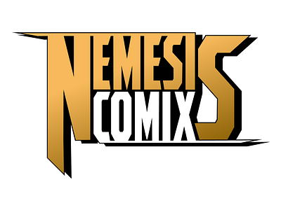 Nemesis Comix logo brand branding comic book comics logo vector