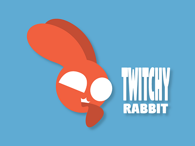 30 Day Logo Challenge Day Three: Twitchy Rabbit 30 day logo challenge logo challenge twitchy rabbit