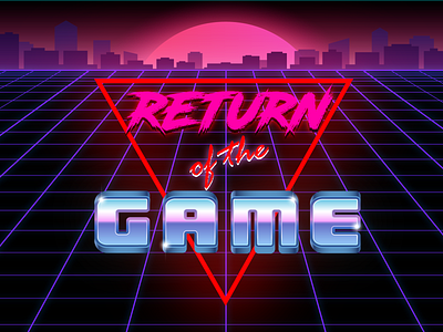 Return of the Game branding illustration logo vector