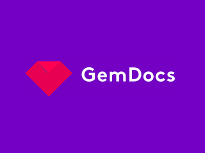 Gem Docs - Simple documents gem id identity logo pun ruby