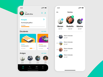 Case - Meta estudos app case case study design ui ux