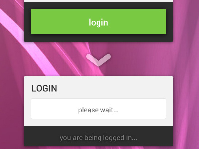 Login UI boxes