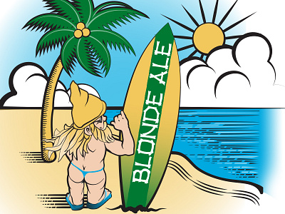 Blonde Ale promotional graphic