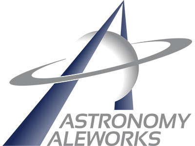 Astronomy Aleworks Logo adobe illustrator brewery craft beer graphic design logo