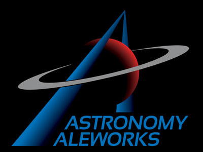 Astronomy Aleworks Logo adobe illustrator brewery craft beer graphic design logo