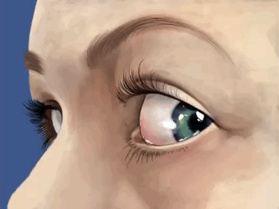 Eye study digital painting drawing illustration video