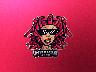 Medusa Mascot Logo esport esport logo gang illustrator logo mascot mascot logo medusa photoshop