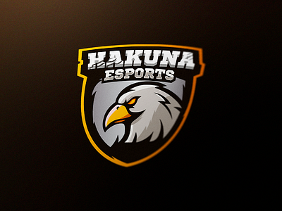 Eagle Mascot Logo brand eagle esports. logo hakuna. esports logo illustration mascot mascot logo photoshop