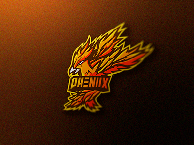 Phenix Mascot Logo brand branding esports esports logo fire illustrator logo mascot mascot logo personal personal brand phenix