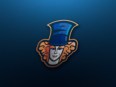 Mad hatter Mascot Logo
