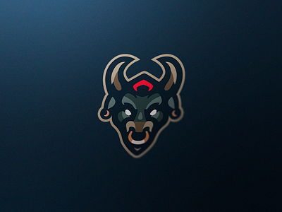 Minotaur Mascot Logo bull bull mascot logo esports logo for sale illustrator logo mascot mascot logo photoshop sale